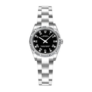 rolex oyster perpetual 176234 black diamond dial 26mm watch –...