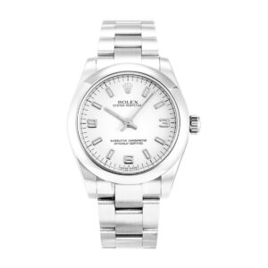 rolex oyster perpetual 177200 8 white arabic dial oyster bracelet...