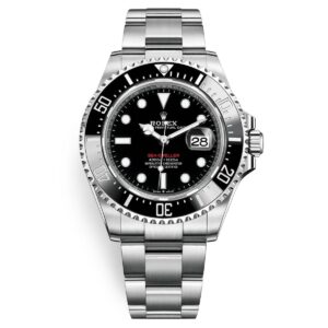 rolex sea dweller 126600 43mm black dial stainless steel mens...