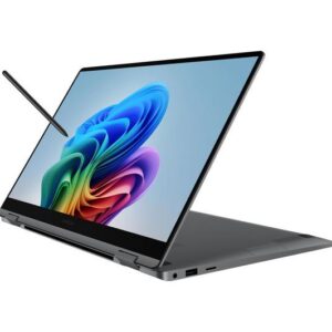 samsung galaxy book5 360 15.6" 2 in 1 laptop, copilot+ pc intel® core™ ultra 5, 256 gb ssd, grey