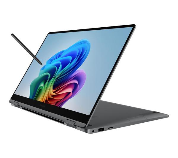 samsung galaxy book5 360 15.6" 2 in 1 laptop, copilot+ pc intel® core™ ultra 5, 256 gb ssd, grey