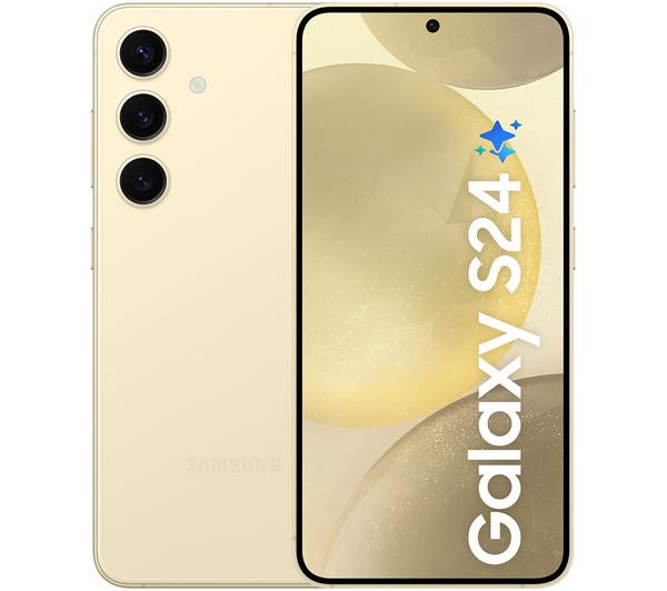samsung galaxy s24 128 gb, amber yellow