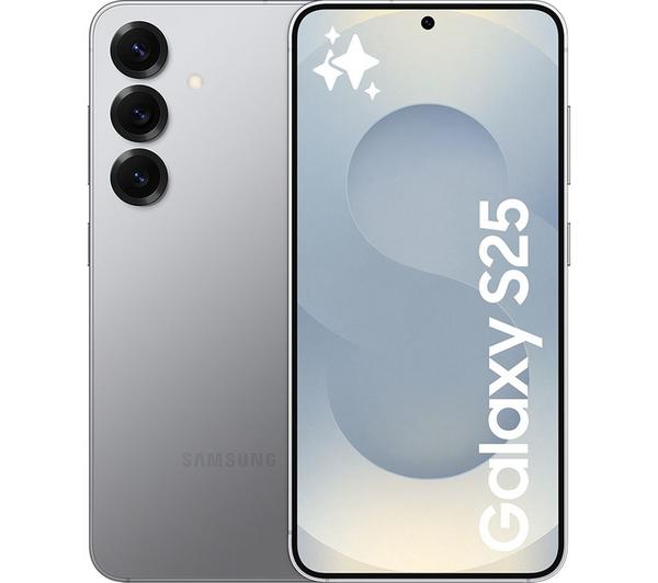 samsung galaxy s25 128 gb, silver shadow