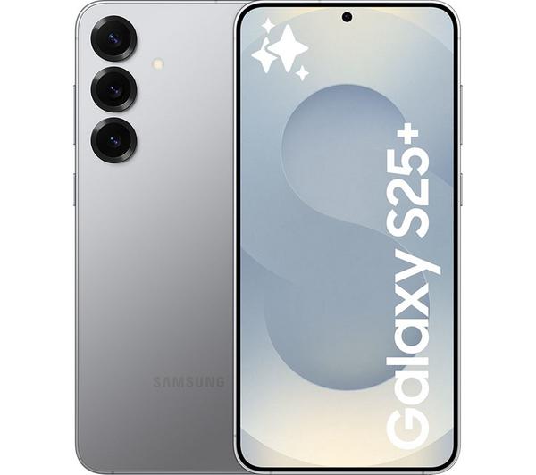 samsung galaxy s25+ 256 gb, silver shadow