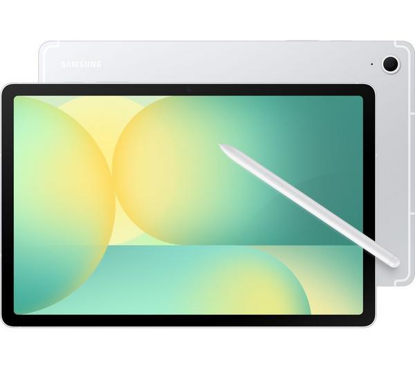 samsung galaxy tab s10 fe 10.9" 5g tablet 128 gb, silver