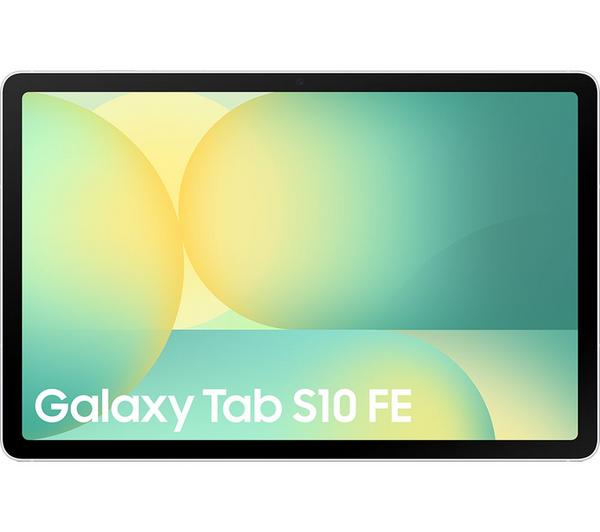 samsung galaxy tab s10 fe 10.9" tablet 256 gb, silver