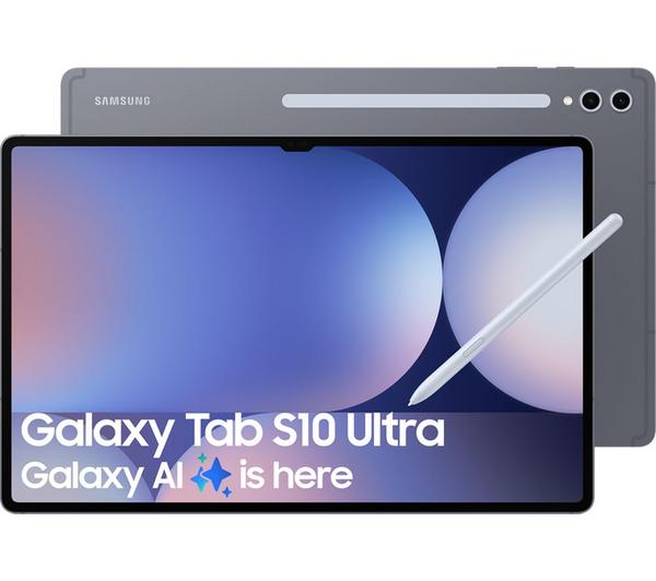 samsung galaxy tab s10 ultra 14.6" tablet 1 tb, moonstone grey