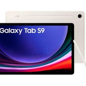 samsung galaxy tab s9 11" tablet 128 gb, beige