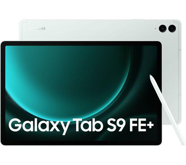 samsung galaxy tab s9 fe+ 12.4" tablet 256 gb, mint