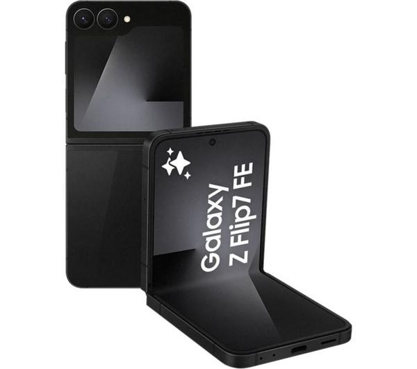 samsung galaxy z flip7 fe 256 gb, black