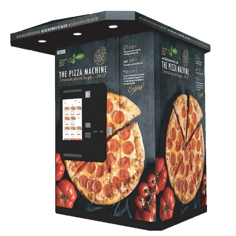 self service automatic pizza vending machine outdoor – serve 100+ pizzas a day, 24/7!