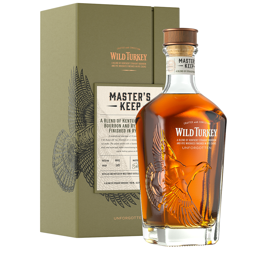 wild turkey master's keep unforgotten | rye whiskey 750ml