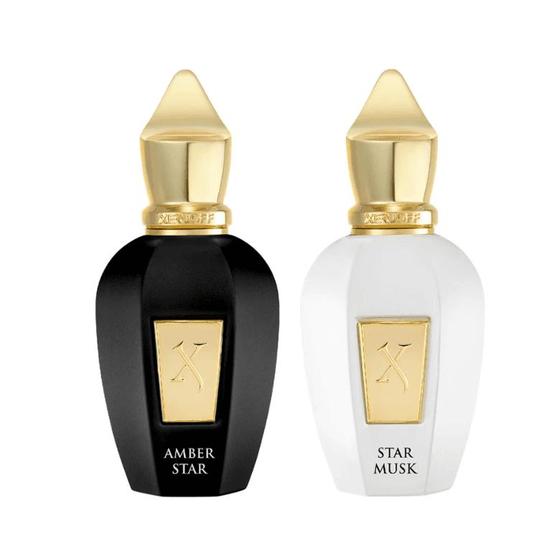 xerjoff amber star 50ml eau de parfum & star musk 50ml eau de parfum gift set