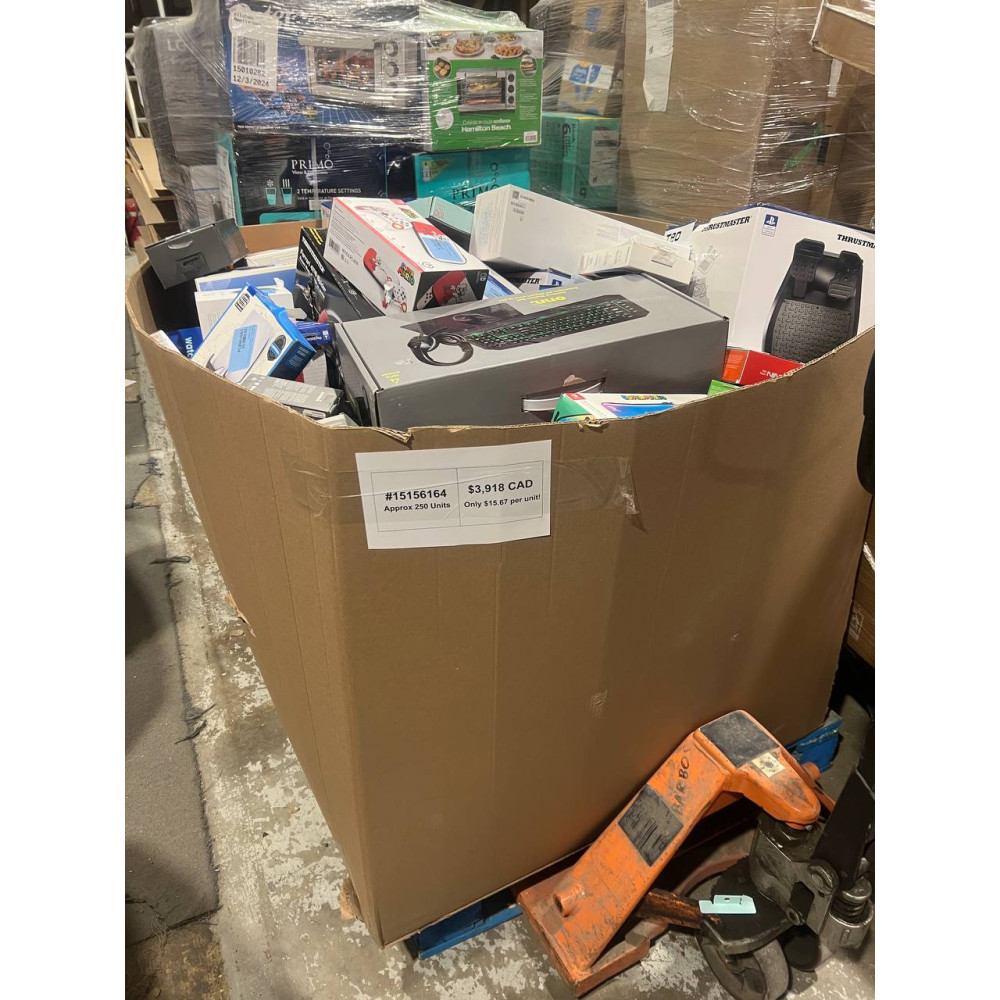 1 Pallet - 241 Pcs - Walmart Liquidation Pallet – Small Electronics, PlayStation, Nintendo & More