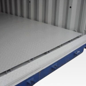 40ft x 8ft Flat Floor Bunded Store