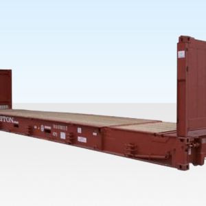 40ft x 8ft Used Shipping Container - Flat-Rack