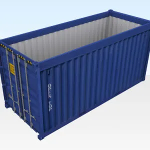 40ft x 8ft Used Shipping Container - Open-Top