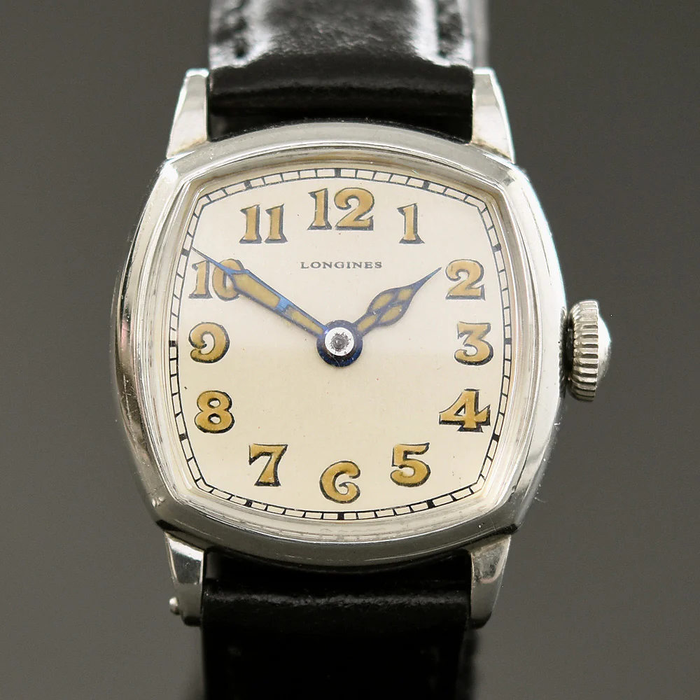 1912 LONGINES Gents Cushion Art Deco Watch