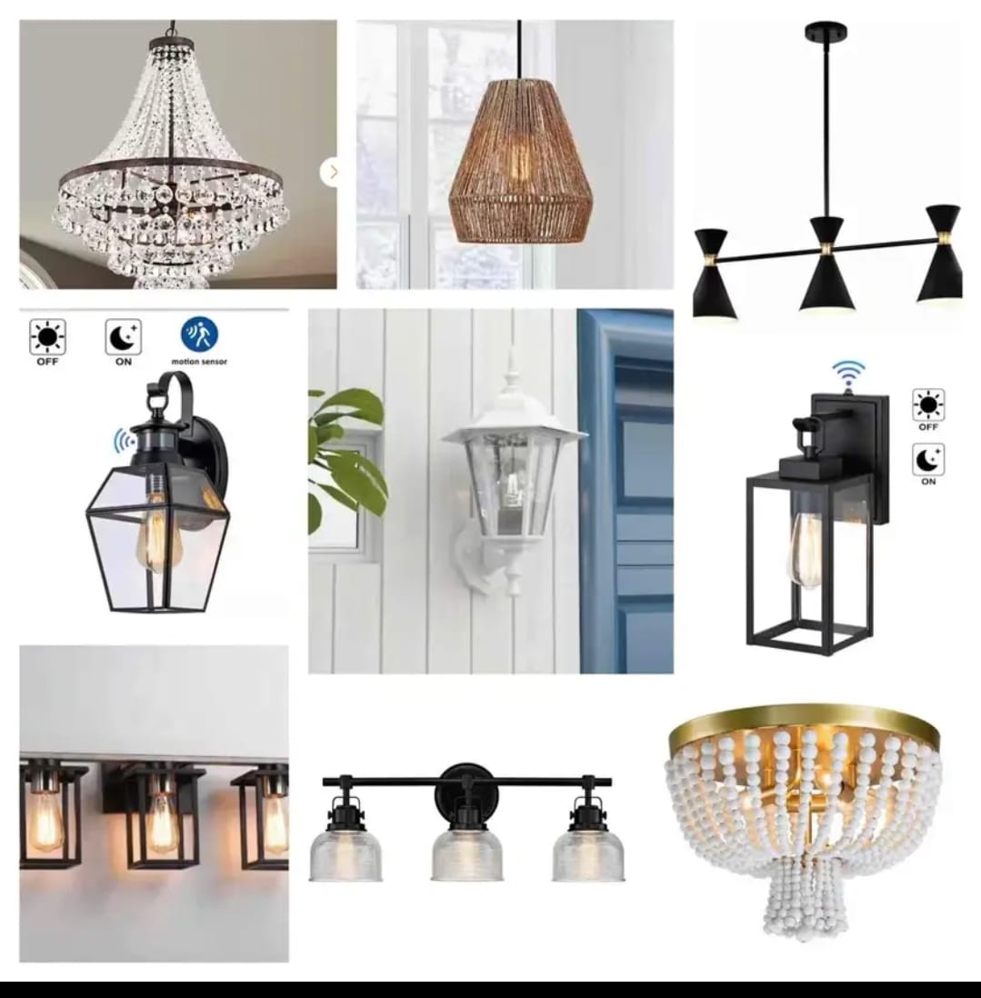 Lighting, Chandelier & Lamp Liquidation Pallet