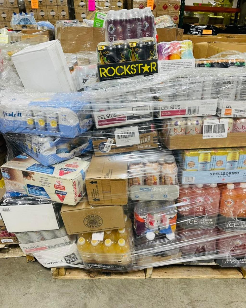 Mixed Beverages Wholesale Pallet
