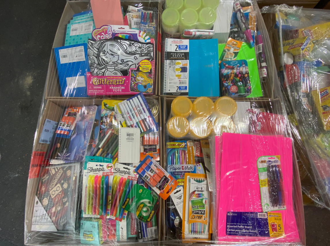 School Supply Pallets