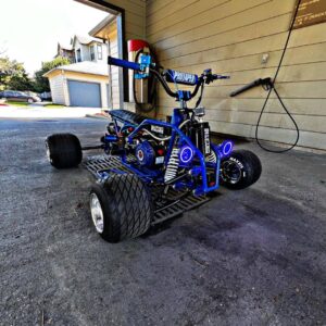 The blue mini quad