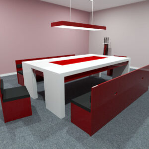 The Fusion Slate Bed Pool & Dining Table