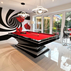 The Harmani Slate Bed Pool Table