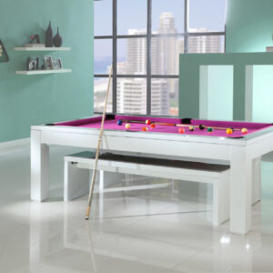 The Phoenix Solid Wood 7ft Slate Bed Pool Dining Table