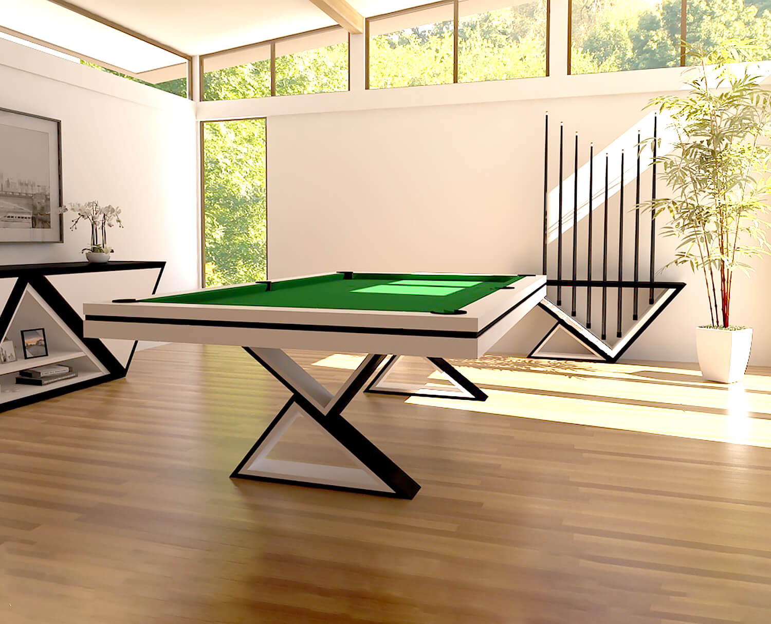 The Vision Slate Bed Pool Table
