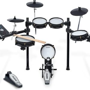 Alesis Drums Command Mesh SE Kit - Electric Drum Set with Quiet Dual Zone Mesh Pads, USB MIDI Connectivity and 600+ Electronic & Acoustic Drum Sounds