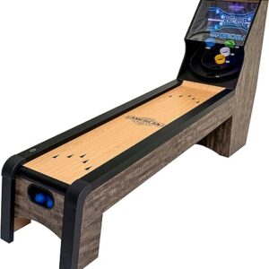 American Legend 9’ Arcade Speedball Game - Engineered Wood Construction - Realistic Game Play - Automatic Ball Return - 4 Balls Included