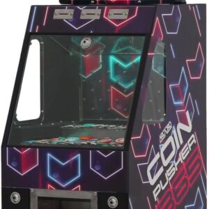 Arcadro© Coin Pusher 365 — Home Arcade Coin Pusher Machine for Adults | Tabletop Mini Arcade Game with 1500 Coins & 25 Tokens | Fun Entertainment...