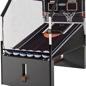 Barrington Urban Arcade Basketball Game Indoor Dual Shot, 6 Balls Included, Pop Off with The Perfect Indoor Electronic Basketball Game