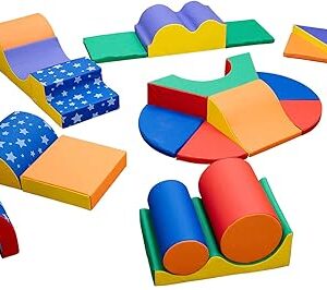 Children's Factory Gross Motor Play Group, Kids 28 Piece Indoor Play Equipment, Toddler Climbing/Crawling Toys, for Classroom/Preschool/Homeschool