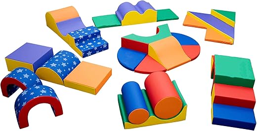 Children's Factory Gross Motor Play Group, Kids 28 Piece Indoor Play Equipment, Toddler Climbing/Crawling Toys, for Classroom/Preschool/Homeschool