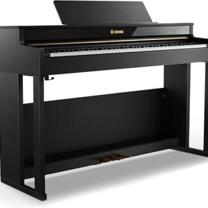 Digital Piano, Donner 88 Key Piano Weighted Keyboard, premium upright Keyboard Piano for Beginner Professional, Home Piano Full Size luxury...