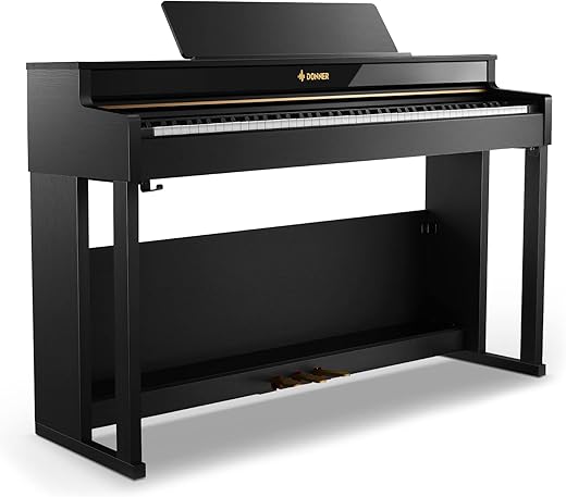 Digital Piano, Donner 88 Key Piano Weighted Keyboard, premium upright Keyboard Piano for Beginner Professional, Home Piano Full Size luxury...
