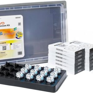 Evo Classroom Kit (12 Bots): Interactive Coding Robot, Kids Ages 5+, Includes 12 Evo Robots, Color Code Markers, Charging Cradle, Bot Stickers,...