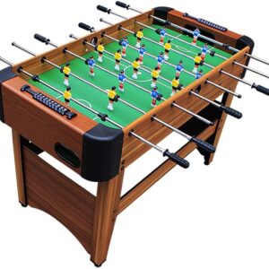 Foosball Table, Adult Football Table Indoor Football Game Children's Toys Boys Table Football Table Bar/Game Room/Family Double Game