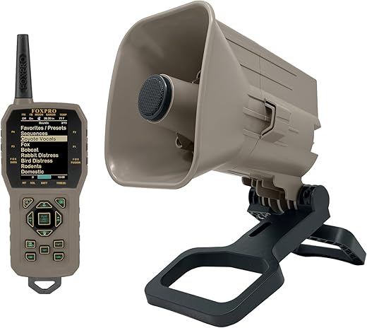 FOXPRO X24 American Made Electronic Predator Call Remote Operated and Programmable Coyote, Fox, Crow, Hog Call for Hunting