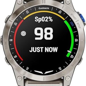 Garmin D2â„¢ Mach 1, Touchscreen Aviator Smartwatch with GPS Moving Map, Aviation Weather, Health and Wellness Features and More, Vented Titanium...