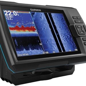 Garmin Striker 7SV with Transducer, 7" GPS Fishfinder with Chirp Traditional, ClearVu and SideVu Scanning Sonar Transducer and Built in Quickdraw...