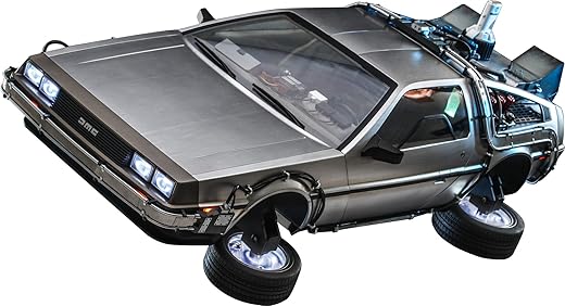 ホットトイズ(Hot Toys) Movie Masterpiece Back to The Future PART2 Delorean Time Machine 1/6 Scale Vehicle Silver