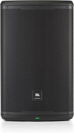 JBL Professional EON715 Powered PA Speaker, Portable Loudspeaker with Bluetooth, 15 inch, 1300 Watt, Wired Electric, Black