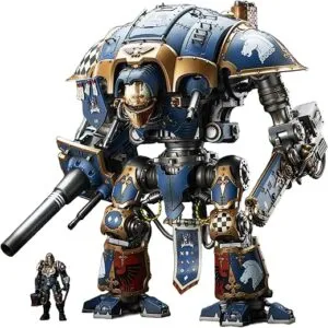 JOYTOY 1/18 Action Figures - Warhammer 40,000 Imperial Knights House Terryn Knight Paladin - 21‘’,Classic Character,Collectible,Age 15 and Above
