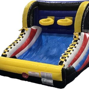 Pogo Bounce House Basketball Hoop Inflatable for Adults and Kids, Mini Hoop Arcade Style Game for Poolside & Outdoor Party, Backyard Toys, (2)...