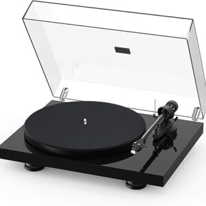 Pro-Ject Debut Carbon EVO, Audiophile Turntable with Carbon Fiber tonearm, Electronic Speed Selection and pre-Mounted Sumiko Rainier Phono...