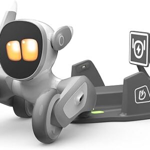 Robot Pet Dog ChatGPT-4o Smart AI-Powered Companion Voice & Gesture Control, Real-Time Interaction Robotics Toys for Kids, Home Monitoring -...