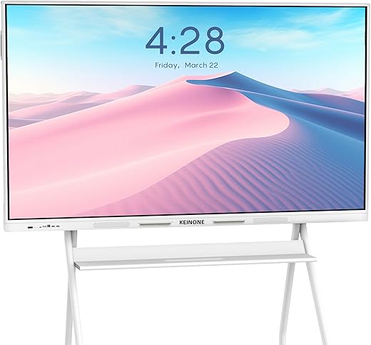 Smart Board for Classroom, 65" 8+128 GB Interactive Smartboard Built-in Android OS & Open App Ecosystem - 4K Touchscreen Electronic Digital...